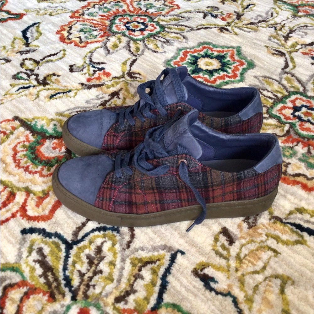 GREATS Royale Plaid Sneaker